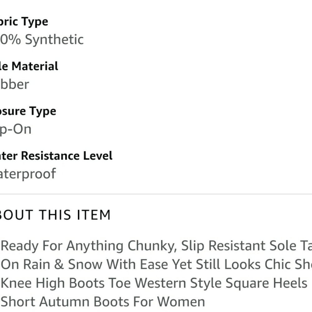 Knee High Military Style Combat Boots 6.5 - Picture 3 of 12